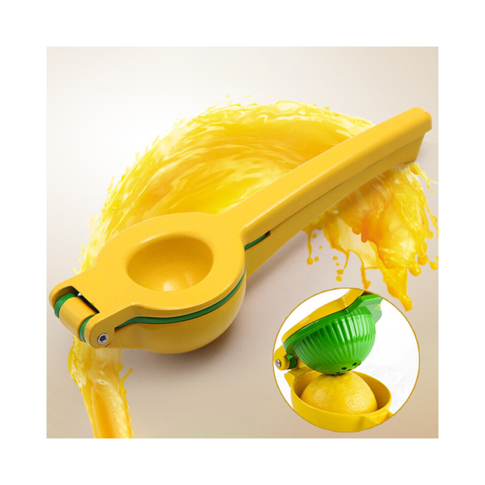 (Black Red) Manual Lemon Squeezer & Lime Handheld Juicer Presser with Citrus Zester Tool