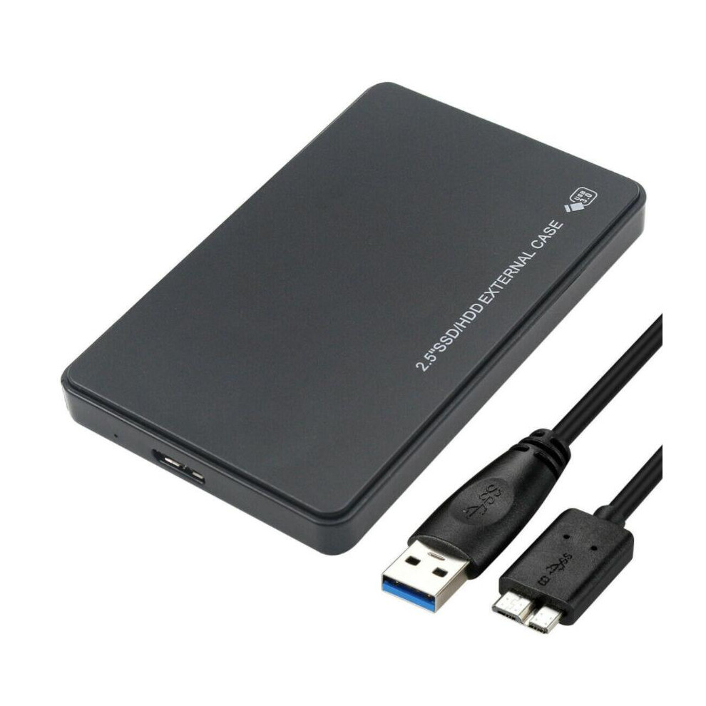 (Black) 4Tb Usb 3.0 2.5" Sata Hard Drive Mobile Disk Hdd Ssd Enclosure External Laptop Casep Black 413590878971