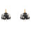 2X RKJXT1F42001 4-Vägsbrytare Car Navigation Encoder Nyckelvippströmbrytare Med Push  Encoder 1