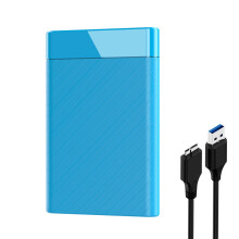(Blue) USB 3.0 5Gbps SATA SSD Hard Drive Case Disk Dock Enclosure Box For Windows/Mac