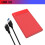 (Red) USB 3.0 5Gbps SATA SSD Hard Drive Case Disk Dock Enclosure Box For Windows/Mac 1