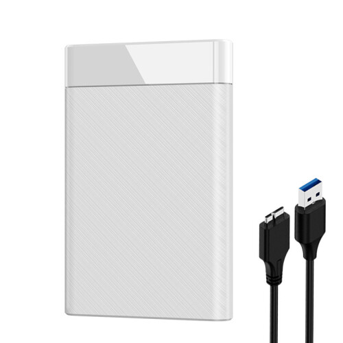 (White) USB 3.0 5Gbps SATA SSD Hard Drive Case Disk Dock Enclosure Box For Windows/Mac