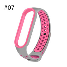 (#07) Silicone Wrist Strap Breathable Band Bracelet For Xiaomi Mi Band 5 Miband
