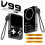 Wireless or Type-C Fast Charging 5000mAh Magnetic Absorption  Handheld Game Console with More Than 1500 Games 3