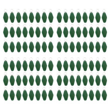 96 Stuks Vintage Motel Sleutelhanger DIY Hotel Sleutelhangers Warmteoverdracht Sleutelhangers Bulk Sublimatie (Groen)