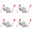 4X Quick Release Fitting ISO7241-A NPT Hydraulic Coupling Connector 1/2Inch Quick Change Interface 1