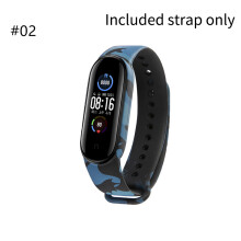 (#02) Adjustable Printed Watch Band Wrist Strap For Xiaomi Mi Band 5 Smart Bracelet