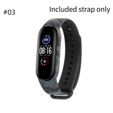 (#03) Adjustable Printed Watch Band Wrist Strap For Xiaomi Mi Band 5 Smart Bracelet