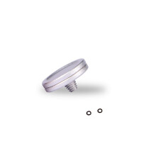 (Silver) 1 Set Brass Shutter Release Button for Fujifilm, Leica, Nikon & Canon Cameras