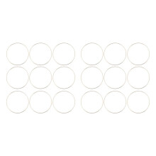 20 Pack 10 Inch Metal Floral Hoop Wreath Gold Hoop Rings for DIY Wreath, Dream Catcher and Wall Hanging Crafts