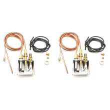 2X Health Gear Gas Thermocouple , M8 Thread Heating Gas Burner Thermocouple Probe for Gas Heater, Brazier, Oven, BBQ