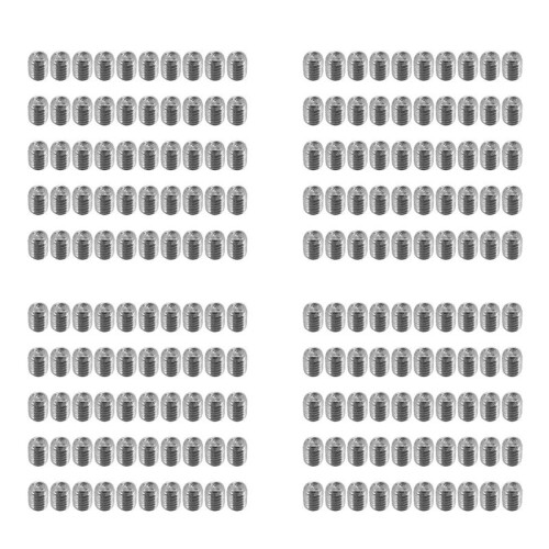 200Pcs M2.5 X 3mm Stainless Steel Hex Socket Set Grub Screws Headless Cup Point