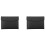2X PU Leather A4 File Folder Document Holder Waterproof Portfolio Envelope Folder Case with Snap Closure(Black) 1