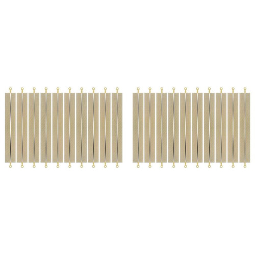 20Pcs Impulse Sealer Replacement Parts 8 Inch Heat Seal Strips Replacement Elements Grip Impulse Sealer Heating Elements
