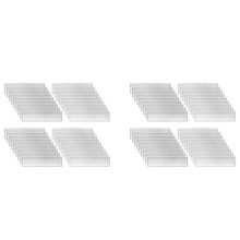 Holders Adhesive Shelf Tag 1.2 x 4.3 Inch Clear Shelf Tag Card Pockets Drawers for Supermarket (120 Pack)