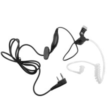 2 Pin Acoustic Tube Headset Two Way Radio Earpiece for BAOFENG Kenwood TH Radio