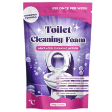 Optimized Toilet Cleaning Foam: Deep Descaling, Stain Remover for Bathrooms - Seconds Quick Clean