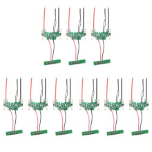 9Pcs BAT610 18V Lithium-Ion Battery PCB Charging Protection Circuit Board for Boschs 18V Li-Ion Battery