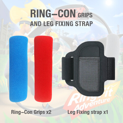 Adjustable Elastic Leg Strap Ring-Con Grip Cover For Nintendo Switch Ring Fit Adventure