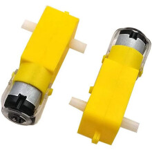 60 Pieces 70MA (3V) Robot Intelligent Car DIY Dual Shaft Gear TT Motor for Robot Car MCU 7X2.2X1.8cm