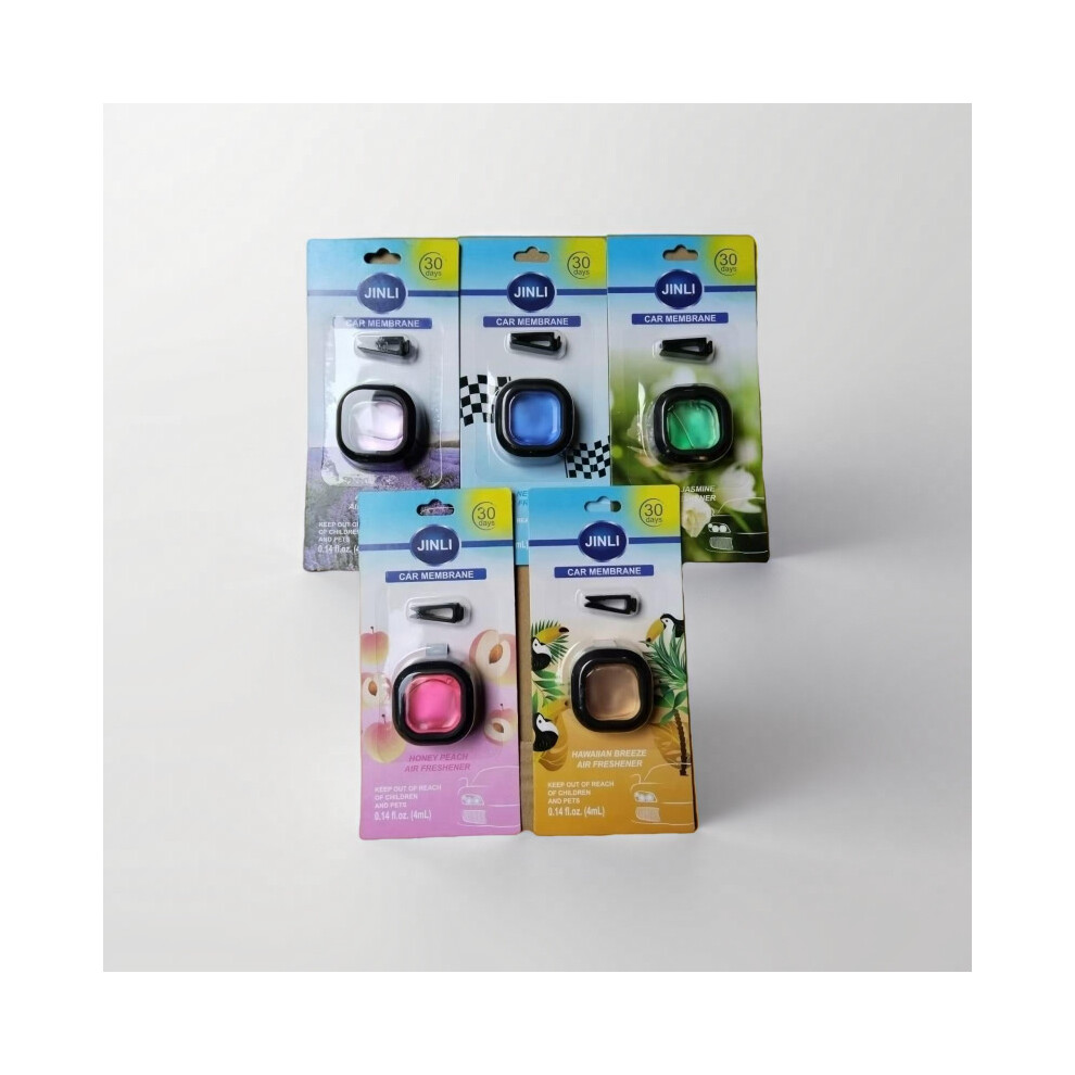 (5 Scent Set) 4Ml Car Fragrance Clips For Vent, Aromatherapy Air Freshener & Deodorizer, 5 Scents 413590916277