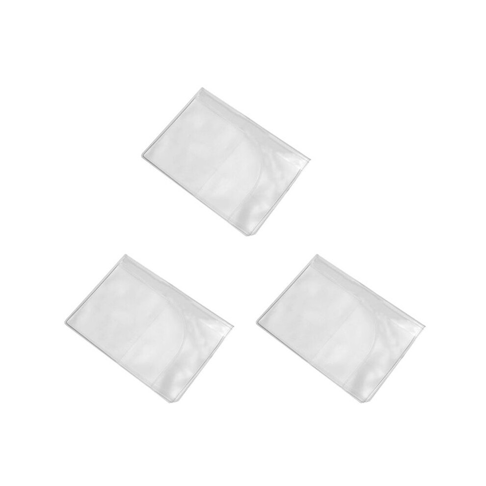 6 X Fashion Transparent Passport Holder Cover Case Travel Wallet Protector Folder 6031116511313