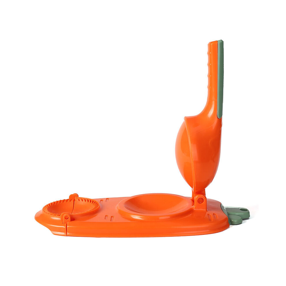 (Green) 2 In 1 Manual Dumpling Maker Presser Dough Wrapper Tools Pastry Tool 413590515661