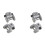 4Pcs Scroll Saw Blades Holders Conversion Kits Pin-Less Adapter Metal Upper/Lower Blade Holders 1