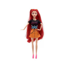 (Red Hair) 3PC/1PC Cosplay Kpop Demon Hunters Dolls with Movable Joints - Collectible Figure Toy
