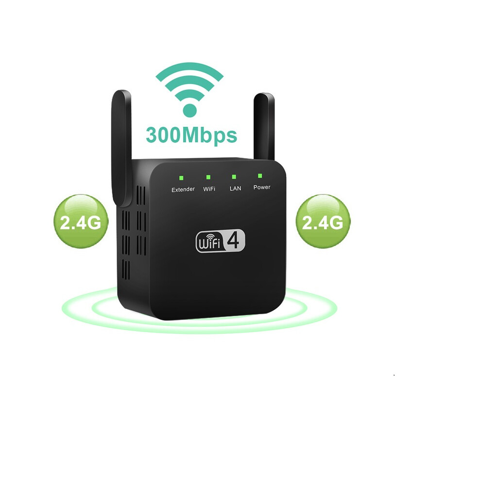 (2.4G Black, Eu) 5G/2.4G 1200Mbps Wifi Router Repeater Wireless Range Extender Signal Booster 413590897606