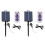 2X 1200mAh Solar Panel Control Box Kits Lithium Battery Panel for 3.7V 24V LED String Strip Lamp  Charging 1