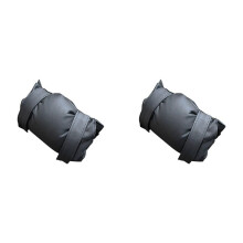2X Cubierta Exterior Aislada para Grifo, Protector Contra Heladas de Invierno, Chaqueta para Exteriores, Cubierta para Grifo de JardíN, Cuero Negro
