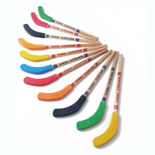 48Pcs Hockey Pencils and Erasers -Hockey Stick Sports Theme Party Supplies, Fun Cool Pencils for Hockey Fans, Students