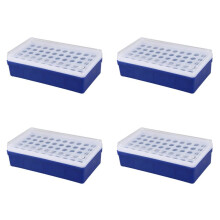4X Laboratorio Lab Plastic 50 Sockets 1.5ml Centrifuga Tube Contenitore Supporto Stand