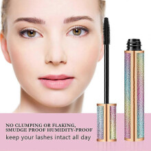 4D Silk Fibre Mascara, Mop and Waterproof Mascara, Black Thickening, Extension Mascara