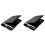 2X Clip Board Organizer Clipboards with Storage Nursing Clipboard Foldable File Folder Plastic Clipboard (Black) 1