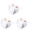 300 Pack Blank Tags with Elastic String Marking Hang Tags Attached Reinforced Hole Writable Blank Tags 2.75x1.37Inch 1