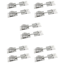 10Pcs 4 Inch Stainless Steel T-Style Door Holder Entry Door Cargo Trailer for RV Trailer Exterior Door Hold Hook