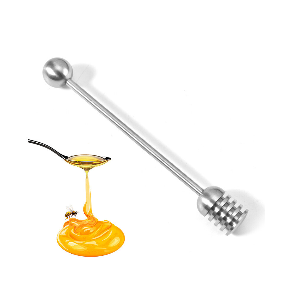 Honey & Syrup Dipper - 304 Stainless Steel Rod Spoon, Kitchen Gadgets 413590509653
