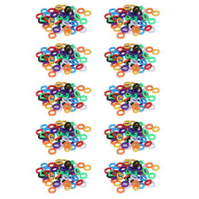 500PCS Small Size ID Identify Key Ring Cap Tag