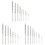 30 Pieces Diamond Drill Bits Set Twist Diamond Tip Drill Bit Heavy Duty  Diamond Drill Bit Set for Glass Tile 1