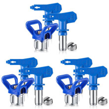 9Pc 415/515 Spray Tips Airless Paint Spray Sprayer Tip Guard Nozzle Replacement for Airless Spray Paint Tip Nozzle