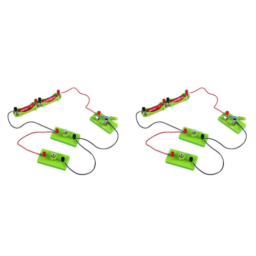 2X DIY Circuit Electricity Learning Kit Physics Educational Toys for Children STEM Experiment Teaching