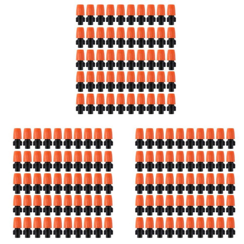 150 STÜCKE Einstellbare Garten Tropfbewässerung Nebeldüse Micro-Flow Dripper Spray Gartengeräte