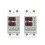 2X Din Rail Dual Display Adjustable over Voltage Current and Under Voltage Protective Device Relay 60A 220V 230V 1