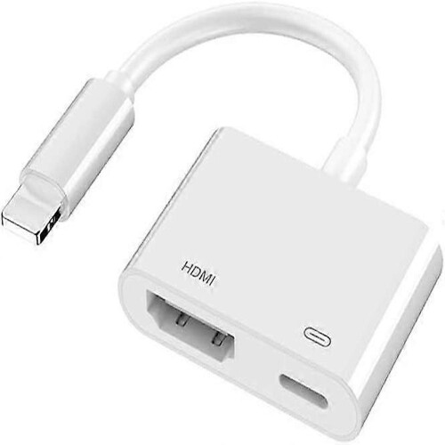 Lightning Digital AV Adapter for iPhone to TV, HDMI Adapter for iPhone
