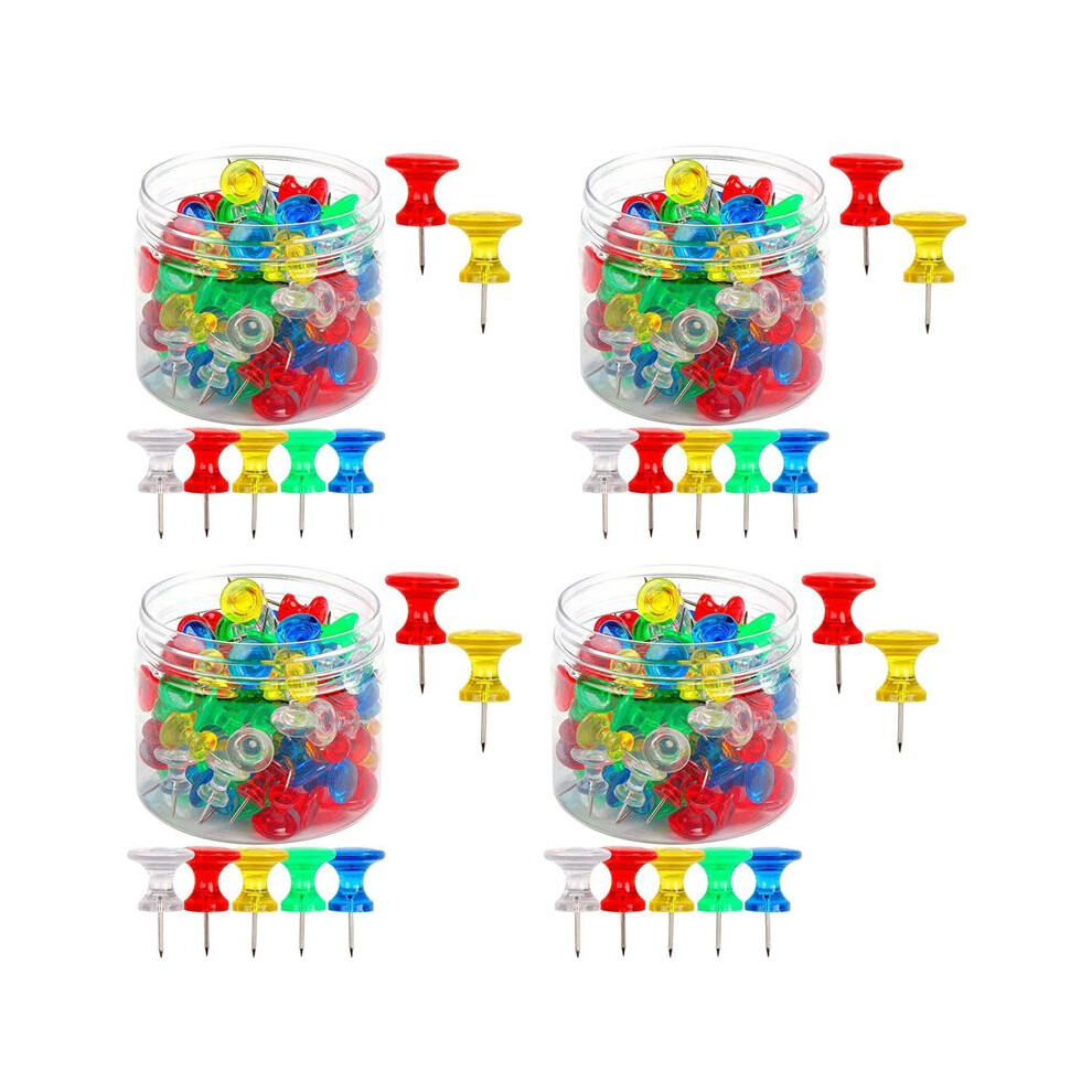 Push Pins 400-Pack Large Thumbtacks Used For Cork Board Bulletin Board With Plastic Case 6034230273655