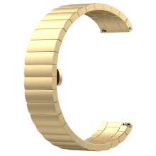 (Gold, For huawei GT2 42mm) Men/Women Durable Stainless Steel Watch Strap Wristband For Huawei GT2 42mm 46mm