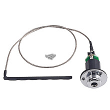 Guitar Piezo Pickup Under Saddle with Output End Pin Jack for Acoustic Guitar