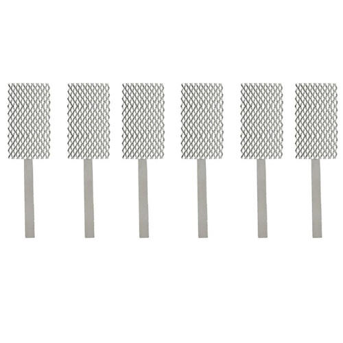 6 Pcs 6 X 15cm Mesh Platinized Titanium Anode Rhodium Jewelry Plating Plater Tools